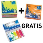 BLOK SAMOLJ.KOCKA 75X75 MM  PLUS BLOK SAMOLJ.75X75 MM  NEON  PLUS  GRATIS ZASTAVICA 12X44 MM 5BOJA GLN. - Image 2