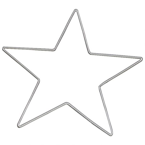 OBRUČ ZA DEKORACIJU METALNI ZVIJEZDA 25 CM KNORR PRANDELL 21-6785255