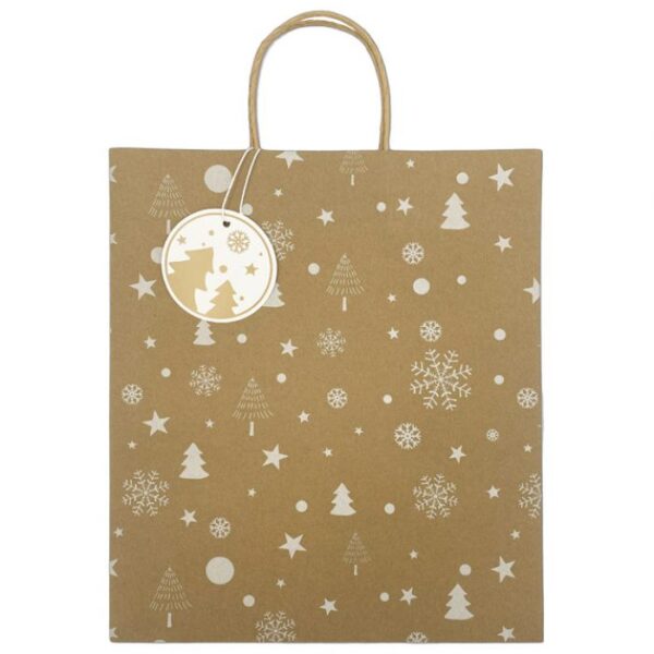 VREĆICE UKRASNE NATRON 32X30X37 EXTRA ŠIROKE NOVOGODIŠNJE LEBEZ 81845 * DO ISTEKA ZALIHA