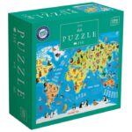 PUZZLE 250 KOM KIDS 5 WORLD MAP INTERDRUK