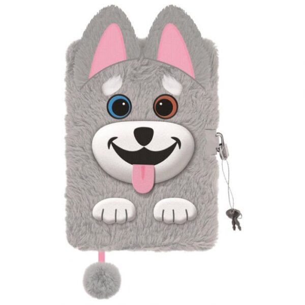 DNEVNIK S KLJUČEM A5 96L MY LITTLE FRIEND HUSKY 8999