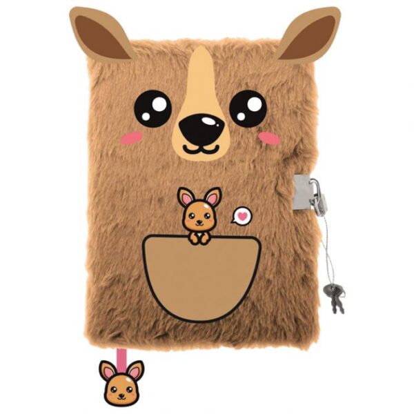 DNEVNIK S KLJUČEM A5 96L MY LITTLE FRIEND KANGAROO 9460