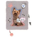 DNEVNIK S KLJUČEM A5 96L MY LITTLE FRIEND GREY YORK 9583