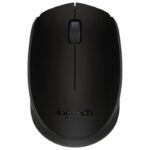 MIŠ USB 3TIPKE OPTIČKI BEŽIČNI B170 LOGITECH CRNI BLISTER