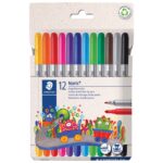 FLOMASTER ŠKOLSKI  12BOJA OBOSTRANI NORIS STAEDTLER 320 C12