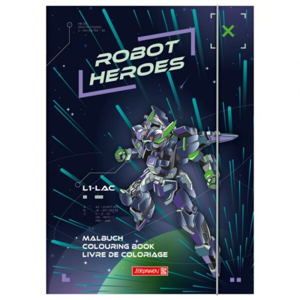 BOJANKA B5 16L PLUS NALJEPNICE ROBOT BRUNNEN 10-48124 421