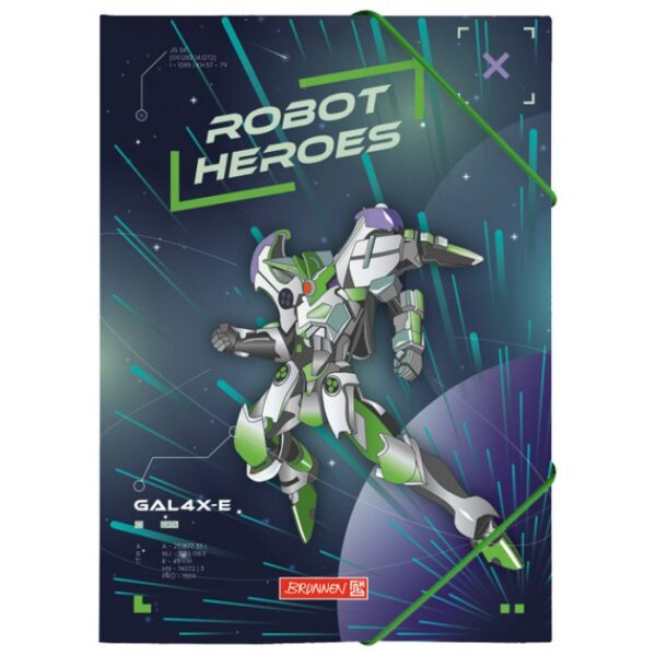 FASCIKL KLAPA S GUMICOM PP A4 ROBOT BRUNNEN 10-41604 421