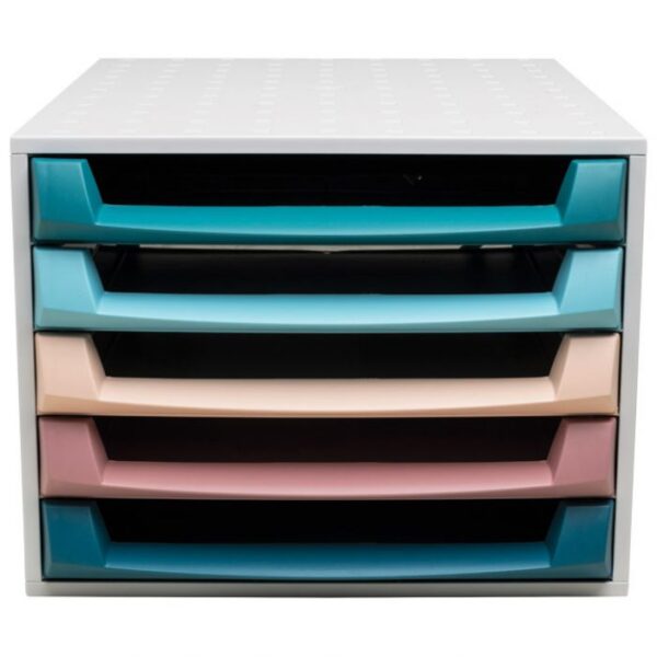 KUTIJA S 5 LADICA SKANDI EXACOMPTA 221606D SORT