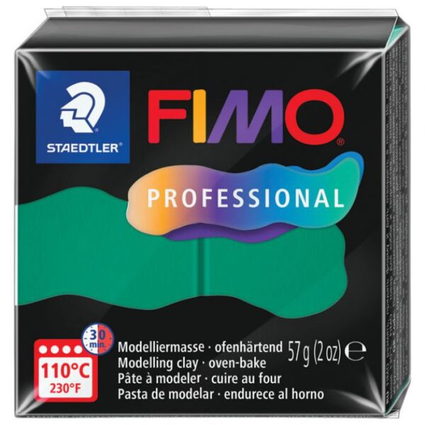MASA ZA MODELIRANJE   57G FIMO PROFESSIONAL STAEDTLER 8040-500 ZELENA