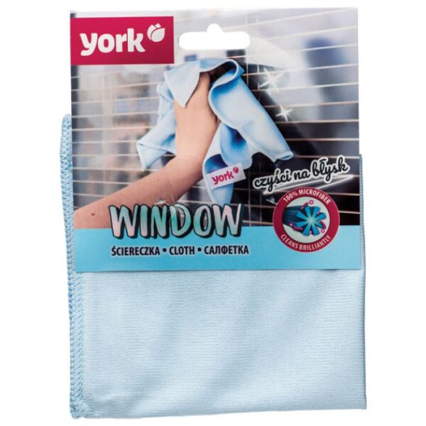 PRIBOR ZA ČIŠĆENJE-KRPA ZA PROZORE 35X40 MIKROFIBRA YORK