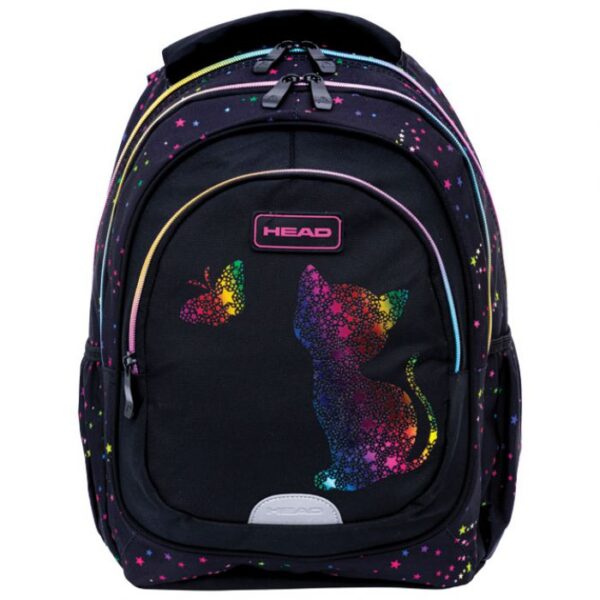 RUKSAK ŠKOLSKI-NOTEBOOK ANATOMSKI RAINBOW KITTY HEAD 502025033