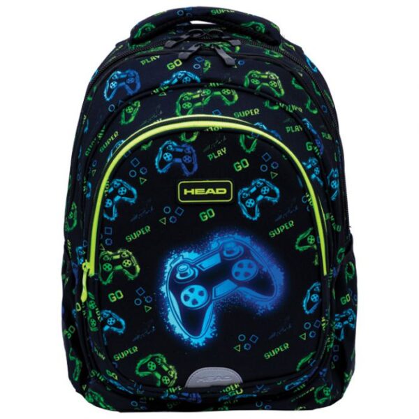 RUKSAK ŠKOLSKI-NOTEBOOK ANATOMSKI GO PLAYING HEAD 502025042