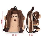 RUKSAK MINI OBOSTRANI S ODVOJIVIM PLIŠANCEM MAX MONKEY PERLETTI 13031 - Image 2