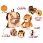 RUKSAK MINI OBOSTRANI S ODVOJIVIM PLIŠANCEM LENNY LION PERLETTI 13075 - Image 3