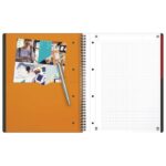 BLOK KOLEGIJ A4 KARO 80L PERFORACIJA PLUS 4RUPE ACTIVEBOOK OXFORD 100104329 - Image 4