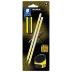 OLOVKA GRAFITNA HB NORIX PK2 PLUS GUMICA PLUS ŠILJILO STAEDTLER 181 SBK2-1 ŽUTA BLISTER