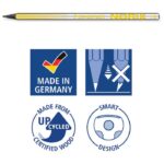 OLOVKA GRAFITNA HB NORIX PK2 PLUS GUMICA PLUS ŠILJILO STAEDTLER 181 SBK2-2 CRVENA BLISTER - Image 3