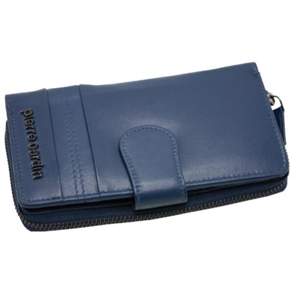 NOVČANIK KOŽNI ŽENSKI PIERRE CARDIN 2202 TILAK130 PLAVI