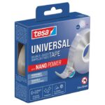 TRAKA LJEPLJIVA OBOSTRANA 30MM/3M UNIVERSAL  NANO POWER TESA 55810 PROZIRNA BLISTER