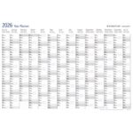 PLOČA PLANER GODIŠNJI ZA 2026.LUMOCOLOR STAEDTLER 641 YP-1 26