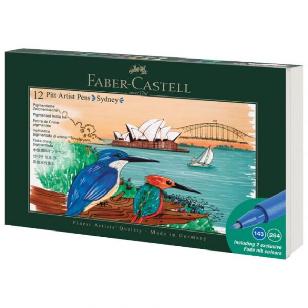 SET PITT ARTIST PEN PK12 SYDNEY FABER CASTELL 267138 SORTIRANO