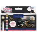 MARKER PERMANENTNI DEKORATIVNI 1,5MM METALIC PK6 FABER CASTELL 161107 SORT BLISTER