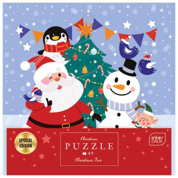 PUZZLE 49 KOM U OKVIRU CHRISTMAS &QUOT;TREE&QUOT; INTERDRUK