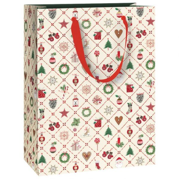 VREĆICE UKRASNE 23X30X13 NOVOGODIŠNJE STEWO 5123 50 BLISTER