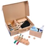 SET PRIBORA ZA BIJELU PLOČU 17 DIJELOVA LEGAMASTER 7-125600 DRVENI - Image 3