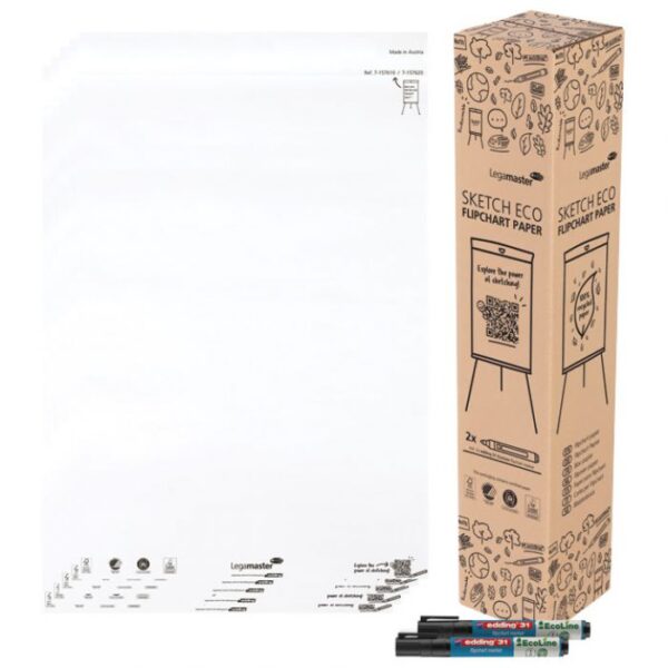 BLOK-FLIPCHART U ROLI 65X98CM 5X20 LISTOVA SKETCH ECO LEGAMASTER 7-157610