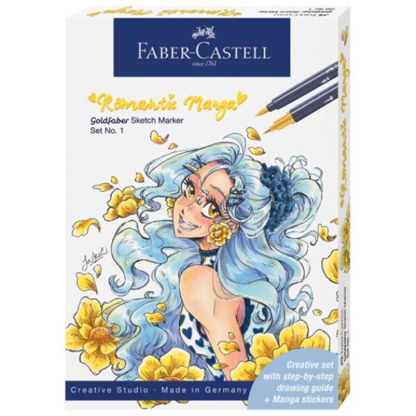 SET MARKER OBOSTRANI SKETCH ROMANTIC MANGA GOLDFABER FABER CASTELL 164701