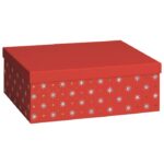KUTIJA UKRASNA KARTONSKA X-MAS 24X33X12CM STEWO 5115 20 CRVENA