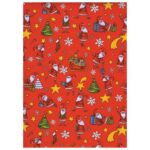 PAPIR UKRASNI ROLA 100X500 CM NOVOGODIŠNJI LEBEZ 61051 - Image 4