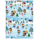 PAPIR UKRASNI ROLA 100X500 CM NOVOGODIŠNJI LEBEZ 61051 - Image 5