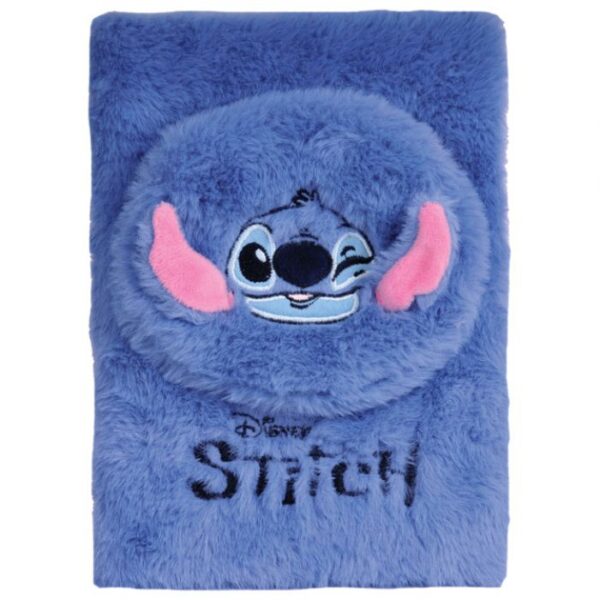 DNEVNIK PLIŠANI  A5 96L STITCH PASO DS24GW-3682