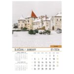 KALENDAR &QUOT;DVORCI I UTVRDE 2026&QUOT; 13 LISTOVA, SPIRALA - Image 2