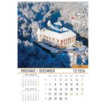 KALENDAR &QUOT;DVORCI I UTVRDE 2026&QUOT; 13 LISTOVA, SPIRALA - Image 5