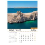 KALENDAR &QUOT;DVORCI I UTVRDE 2026&QUOT; 13 LISTOVA, SPIRALA - Image 12