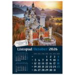 KALENDAR &QUOT;PUTUJEM EUROPOM 2026&QUOT; 13 LISTOVA, SPIRALA - Image 3