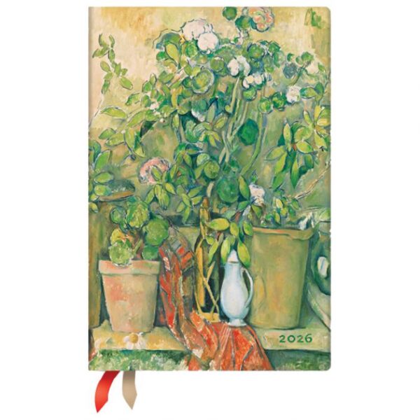 PLANER TJEDNI 2026 9,5X14 CM MINI HORIZONTALNI S GUMICOM CEZANNE’S TERRACOTTA PAPERBLANKS DE0730-3