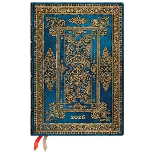 PLANER DNEVNI 2026-13X18CM-MIDI S GUMICOM BLUE LUXE PAPERBLANKS DE0751-8