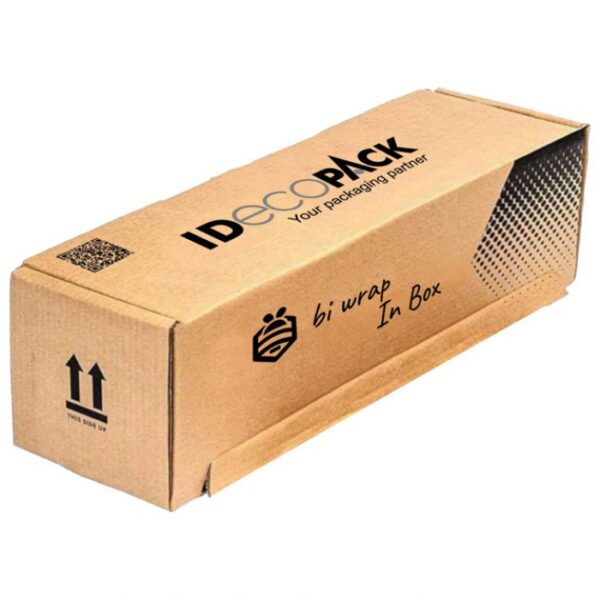 PAPIR OMOTNI SAĆASTI ROLA 80G 50CMX50M &QUOT;BI WRAP BOX&QUOT; SMEĐI - U KUTIJI