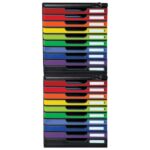 KUTIJA S 10 LADICA S KLJUČEM EXACOMPTA 332798D CRNA-SORT - Image 3