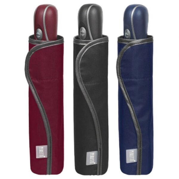 KIŠOBRAN AUTOMATIK (OTVARANJE PLUS ZATVARANJE) SKLOPIVI S PLASTIČNOM DRŠKOM EXTRA SLIM TIME PERLETTI 264