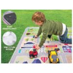 PODLOGA ZA PIKNIK I PLAŽU 150X150CM DJEČACI-GRAD PERLETTI 13151 - Image 3