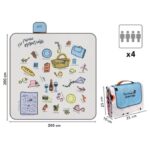 PODLOGA ZA PIKNIK I PLAŽU 200X200CM THE PICNIC PERLETTI 13156 - Image 2