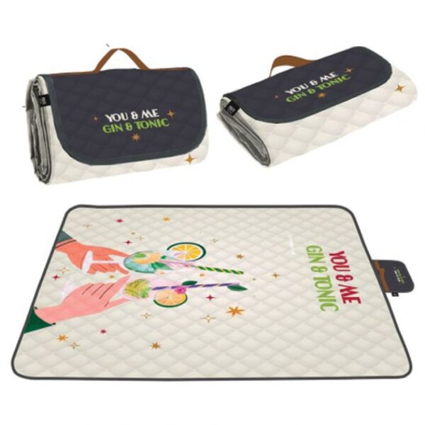 PODLOGA ZA PIKNIK I PLAŽU 200X200CM GIN&AMP;TONIC PERLETTI 13159