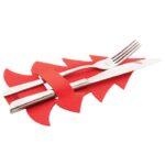 DRŽAČ ZA PRIBOR ZA JELO OD FILCA ANDA AP845192-05 PK4 OBLIK BOR CRVENI - Image 4