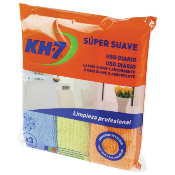 PRIBOR ZA ČIŠĆENJE-KRPA 38X40 MIKROFIBRA PK3 KH-7