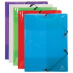 FASCIKL KLAPA S GUMICOM PP A3 EXACOMPTA 59700E SORT